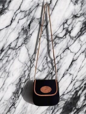 Vintage Barbara Bolan Black Suede Evening Bag – Made in Italy - Clutch/shoulder